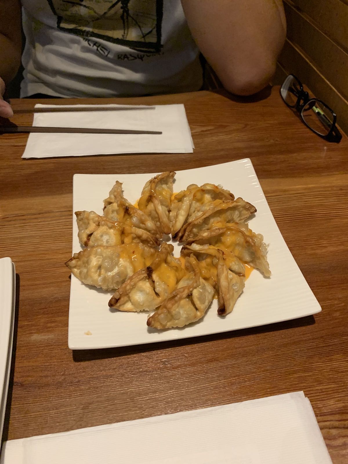 A plate of freshly fried gyoza (sample image)